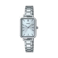 Casio Women Silver Watch with Light Blue Dial - LTP-V009D-2EUDF