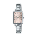 Casio Women Silver Watch with Pink Dial - LTP-V009D-4EUDF