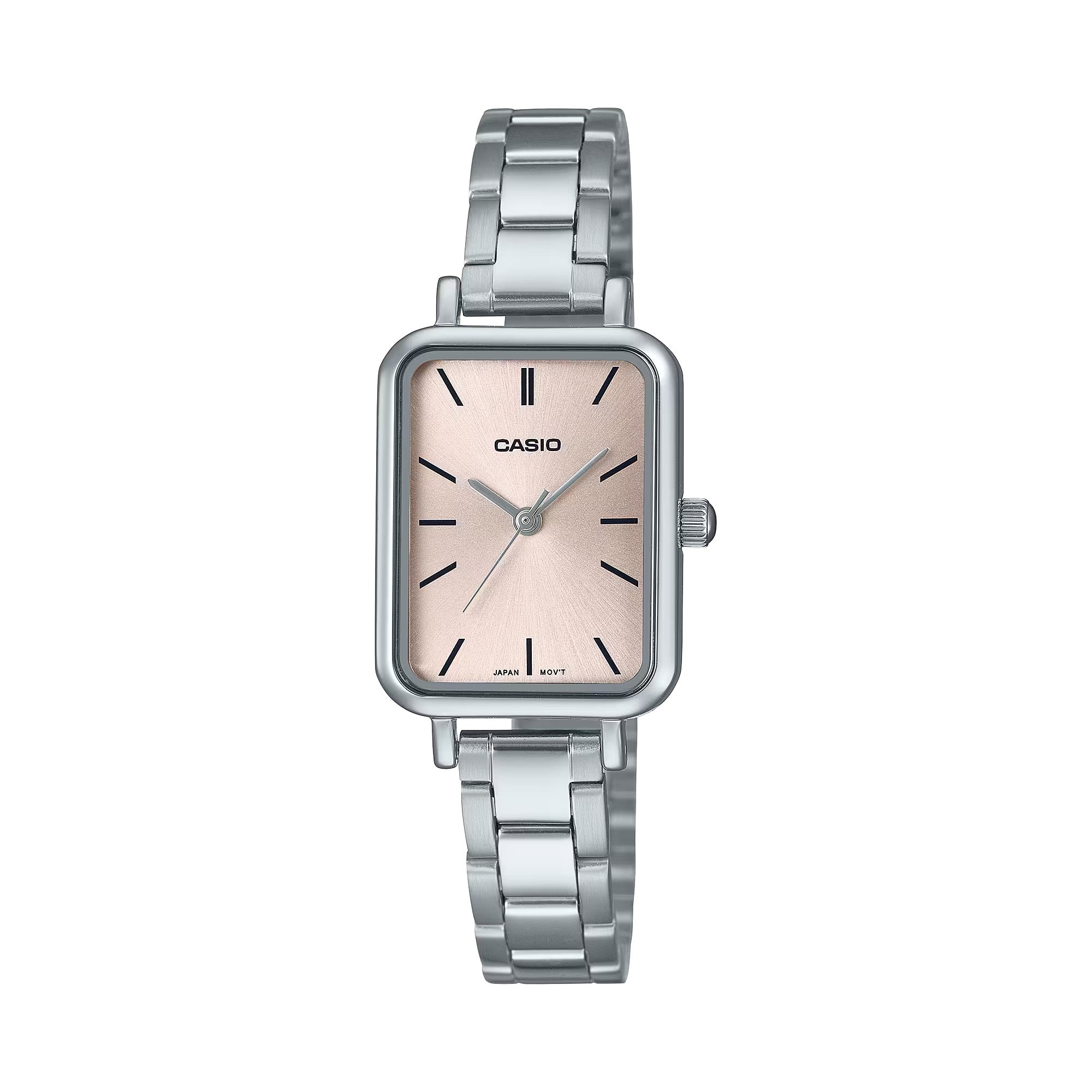 Casio Women Silver Watch with Pink Dial - LTP-V009D-4EUDF