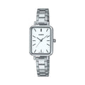 Casio Women Silver Watch with White Dial - LTP-V009D-7EUDF