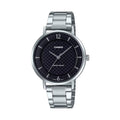 Casio Women Black Dial Stainless Steel Bracelet Watch - LTP-VT04D-1ADF