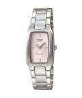 Casio Women Elegant Stainless Steel Watch with Pink Dial - LTP-1165A-4C