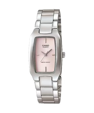 Casio Women Elegant Stainless Steel Watch with Pink Dial - LTP-1165A-4C