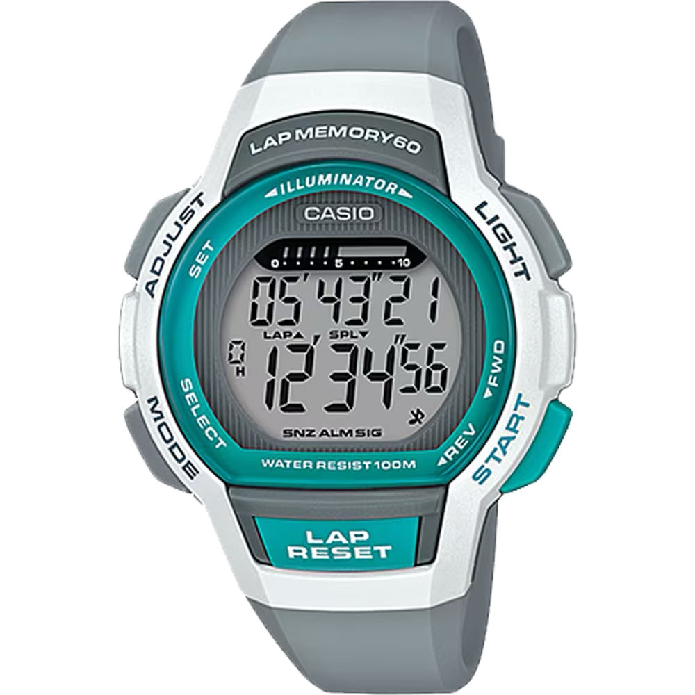 Casio Women Digital  Blue and Grey Running Watch - LWS-1000H-8AVCF