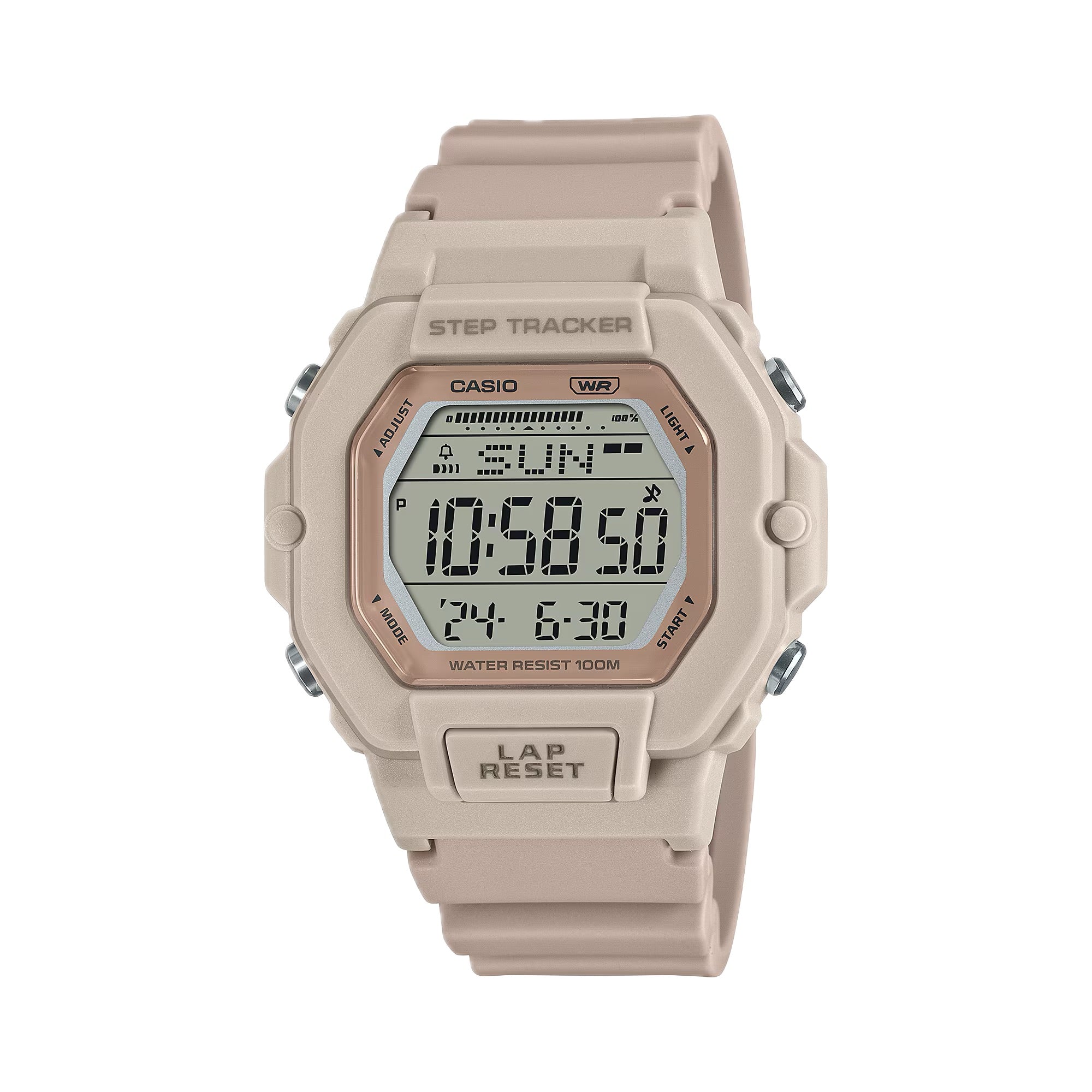 Casio Women Multi-Function Digital Sport Watch with Pink Dial - LWS-2200H-4AVCF