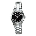 Casio Women Black Dial Stainless Steel Bracelet Watch - LTP_1275D_1A
