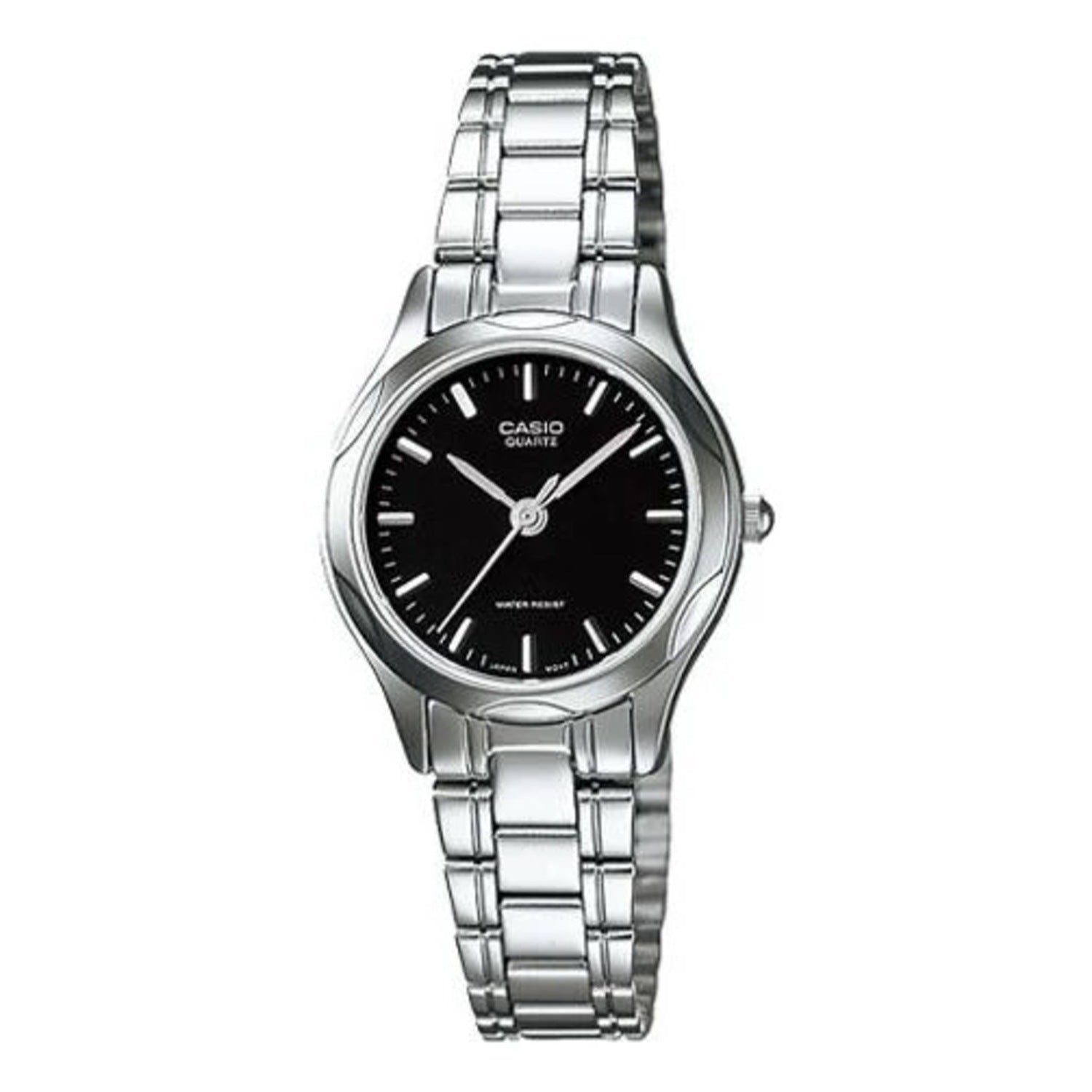 Casio Women Black Dial Stainless Steel Bracelet Watch - LTP_1275D_1A
