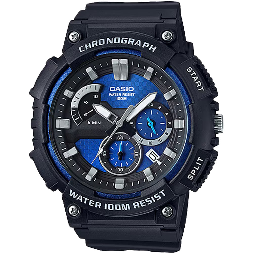 Casio Men Chronograph Sport Watch with Blue Dial - MCW-200H-2AV