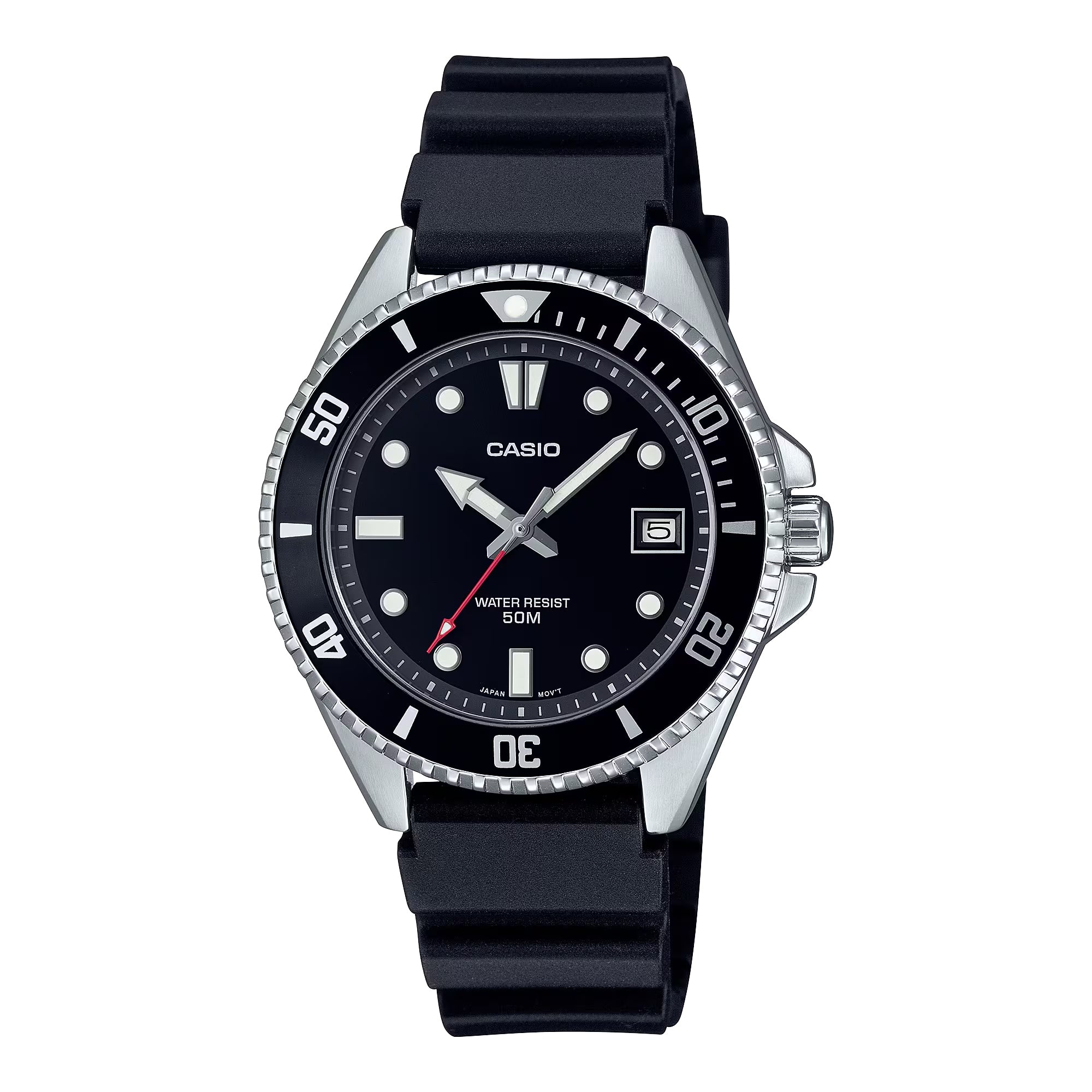 Casio Men Watch with Black Dial Resin Band - MDV-10-1A1VDF