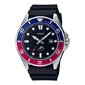 Casio Men Black and ÔPepsiÕ Bezel Dive Watch - MDV-106B-1A2VCF