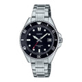 Casio Men Stainless Steel Watch with Black Dial - MDV-10D-1A1VDF