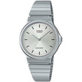 Casio Men Stainless Steel Analog Watch with White Dial - MQ-24D-7ECF