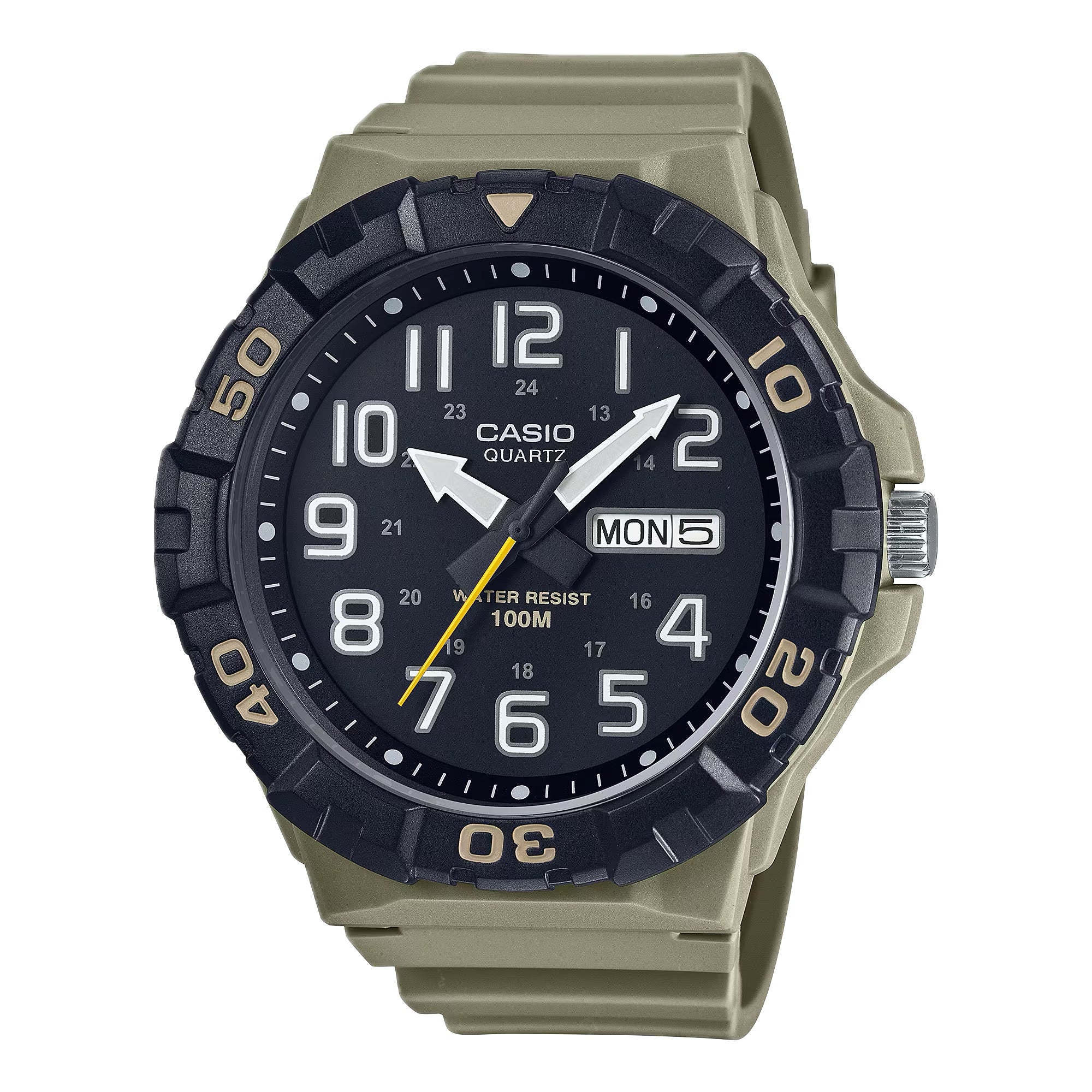 Casio Men Oversized Sport Watch with Brown Dial - MRW-210H-5AVCF