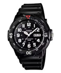 Casio Men Water-Resistant Analog Watch with Black Dial - MRW-200H-1BV