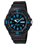 Casio Men Water-Resistant Analog Watch with Blue Dial - MRW-200H-2BV