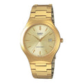 Casio Men Gold Stainless Steel Watch with Champagne Dial - MTP-1170N-9A