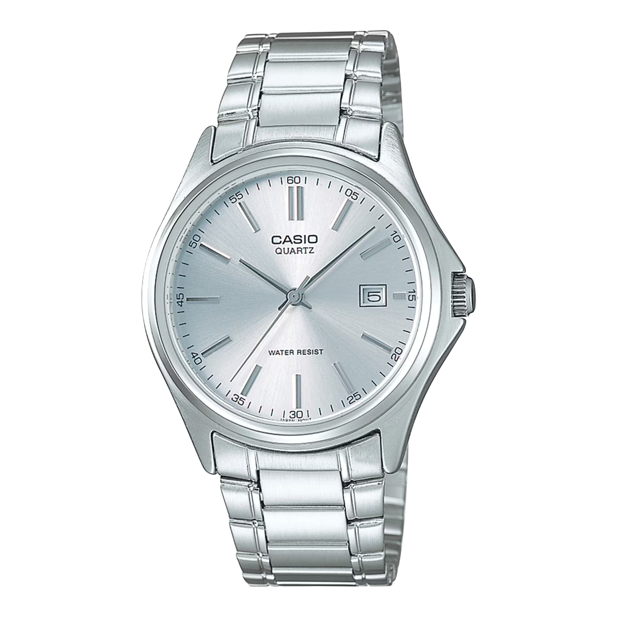 Casio Men Silver Dial Analog Watch with Stainless Steel Bracelet - MTP-1183A-7A