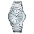 Casio Men Silver Dial Analog Watch Steel Bracelet - MTP-1239D-7A