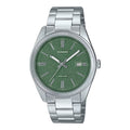 Casio Men Stainless Steel Analog Watch with Green Dial - MTP-1302DA-3AVDF