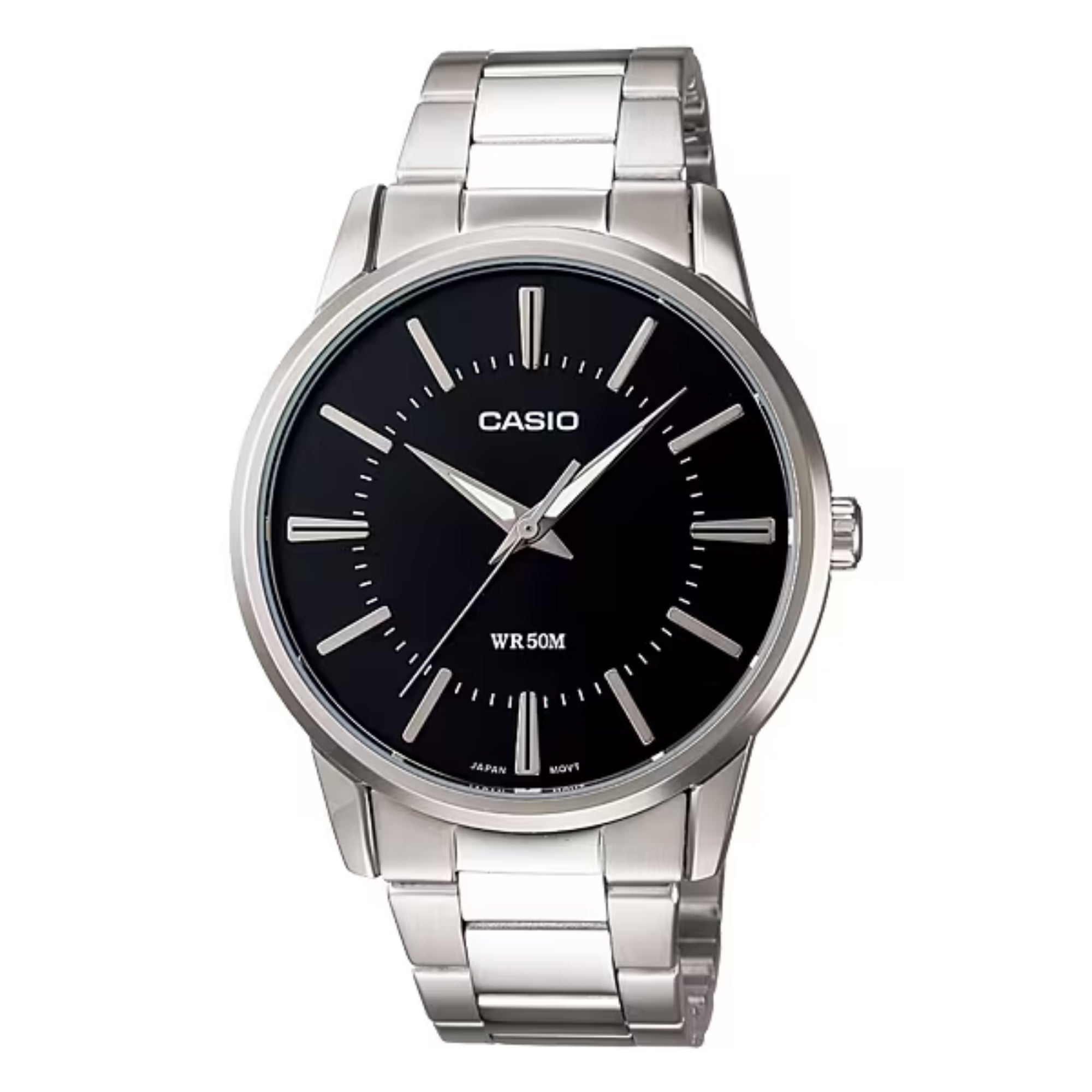 Casio Men Stainless Steel Analog Watch with Black Dial - MTP-1303D-1AV