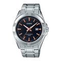 Casio Men Stainless Steel Analog Watch Black Dial - MTP-1308D-1A2V