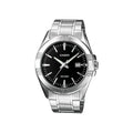 Casio Men Black Dial Analog Watch with Stainless Steel Bracelet - MTP-1308D-1AV