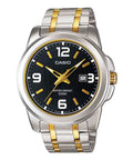 Casio Women Black Dial Two-Tone Stainless Steel Watch - LTP-1314SG-1AVDF