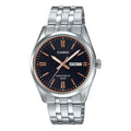 Casio Men Stainless Steel Analog Watch Black Dial - MTP-1335D-1A2V