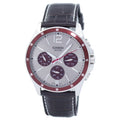 Casio Men Analog Watch with Leather Strap and Multi Function Dial - MTP-1374L-7A1VDF