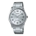 Casio Men Silver Bracelet Watch with Silver Dial - MTP-V001D-7B
