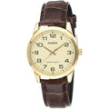 Casio Men Gold Analog Watch with Gold Dial - MTP-V001GL-9B