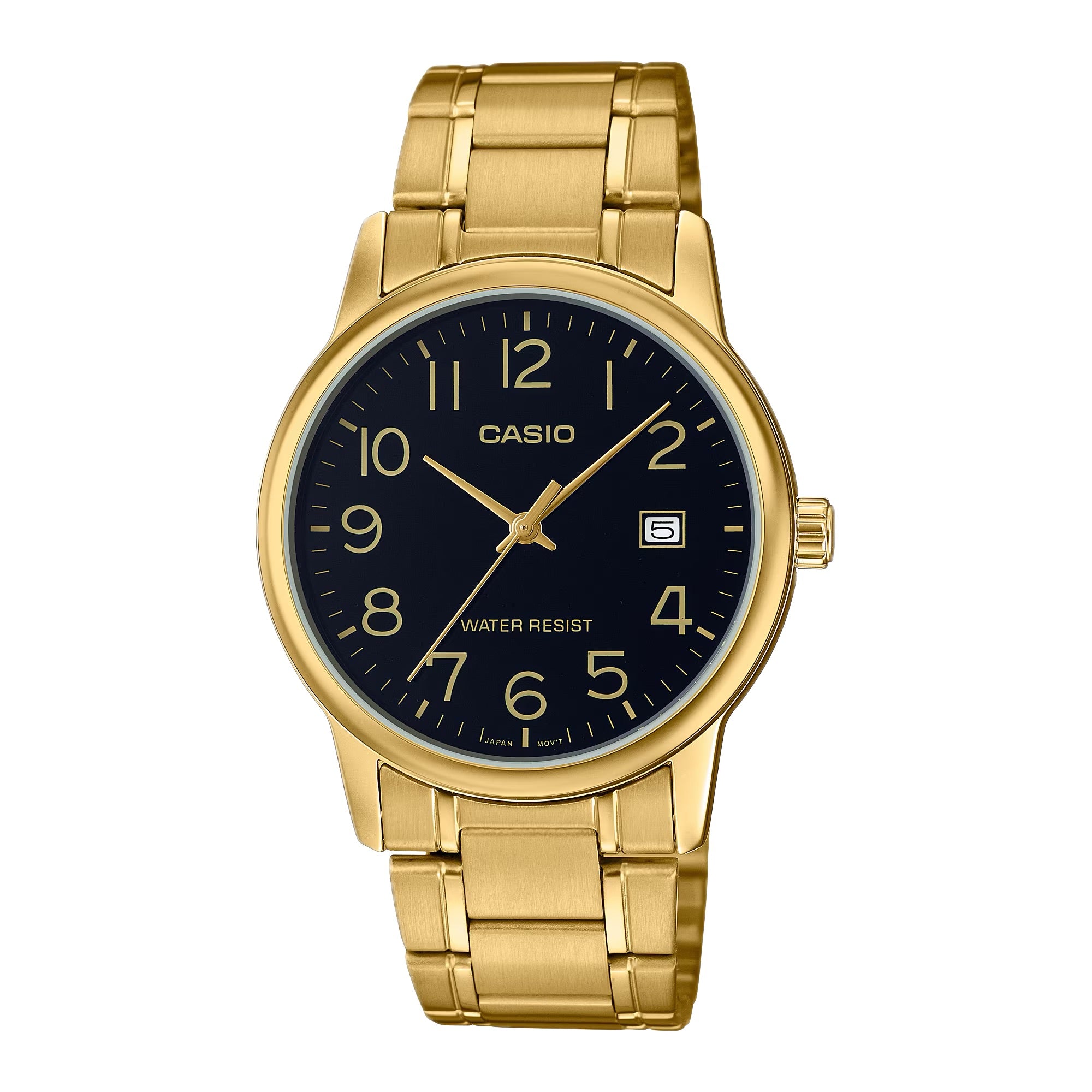 Casio Men Gold-Tone Dress Watch - MTP-V002G-1BUDF