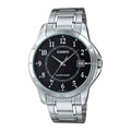 Casio Men Black Dial Stainless Steel Bracelet Watch - CasioÊMTP_V004D_1BUDF