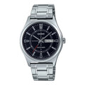 Casio Men Day Date Analog Watch with Black Dial - MTP-V006D-1CUDF