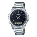 Casio Men Black Dial Stainless Steel Bracelet Watch - MTP-VC01D-1EUDF