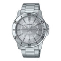 Casio Men Silver Dial Stainless Steel Analog Watch - MTP-VD01D-7CVUDF
