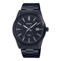 Casio Men Black Analog Watch Black Dial Steel Bracelet - MTP-VD03B-1AUDF