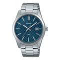Casio Men Silver Watch with Blue Dial - MTP-VD03D-2A2UDF