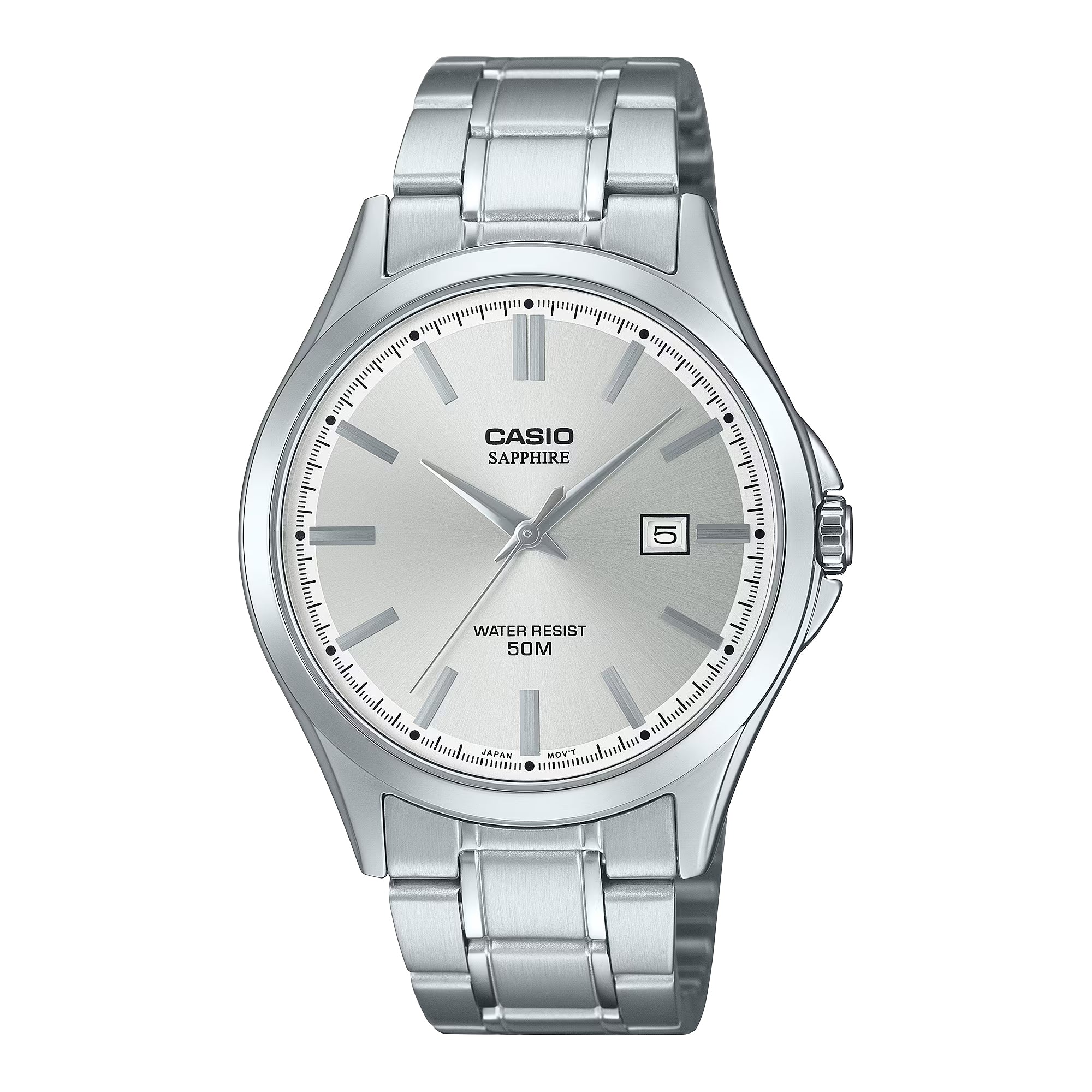 Casio Men Stainless Steel Analog Watch White Dial - MTS-115D-7AVDF