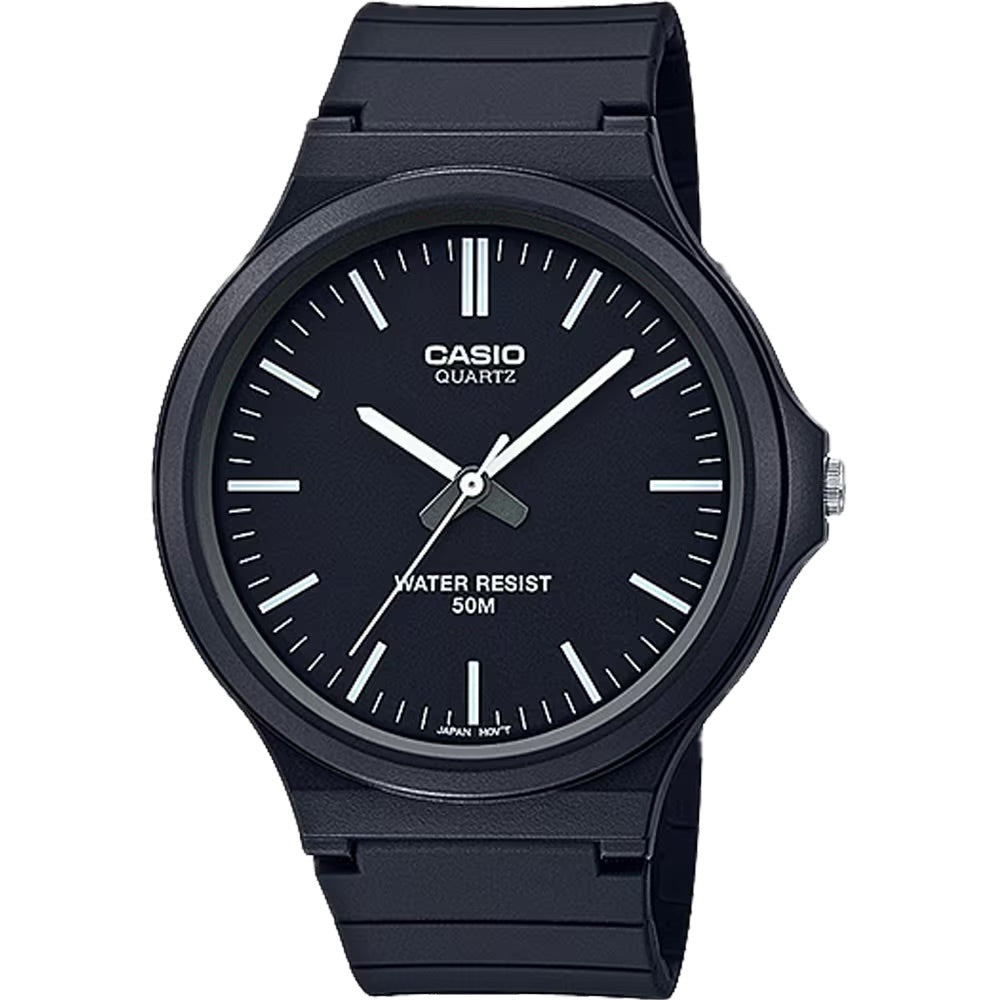 Casio Men Casual Analog Watch with Black Dial - MW-240-1EV