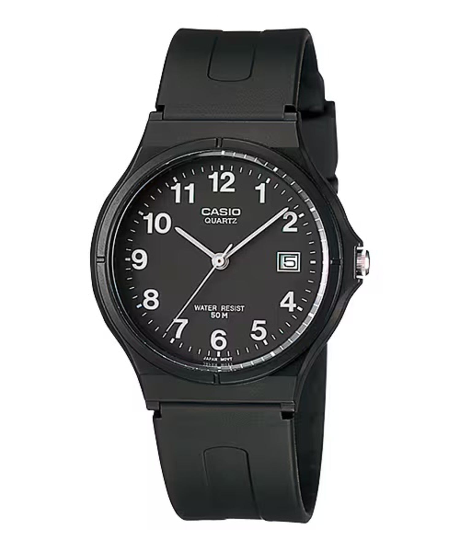 Casio Men Black Dial Strap Analog Watch - MW-59-1BVDF