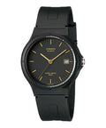 Casio Men Black Dial Resin Strap Watch - MW-59-1EVDF