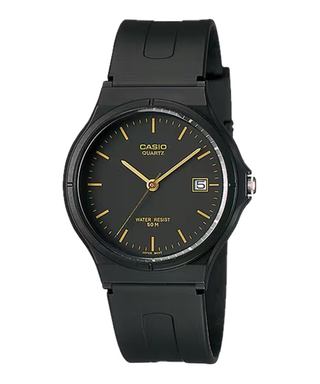 Casio Men Black Dial Resin Strap Watch - MW-59-1EVDF
