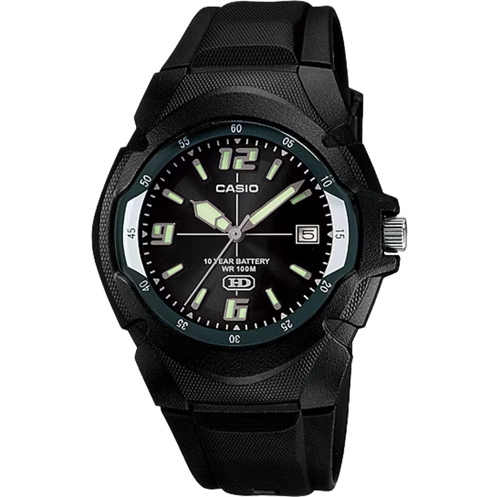 Casio Men Sport Watch with Black Dial - MW-600F-1AV