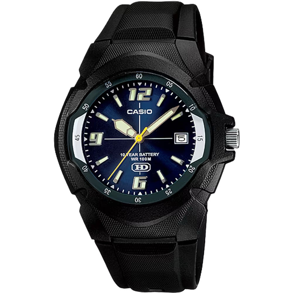 Casio Men Sport Watch with Blue Dial - MW-600F-2AV
