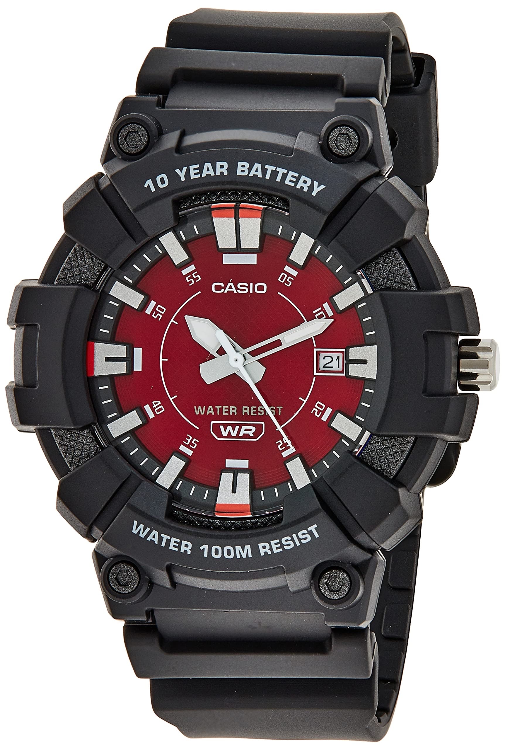 Casio Men Sport Watch with Red Dial - MW-610H-4AVCF