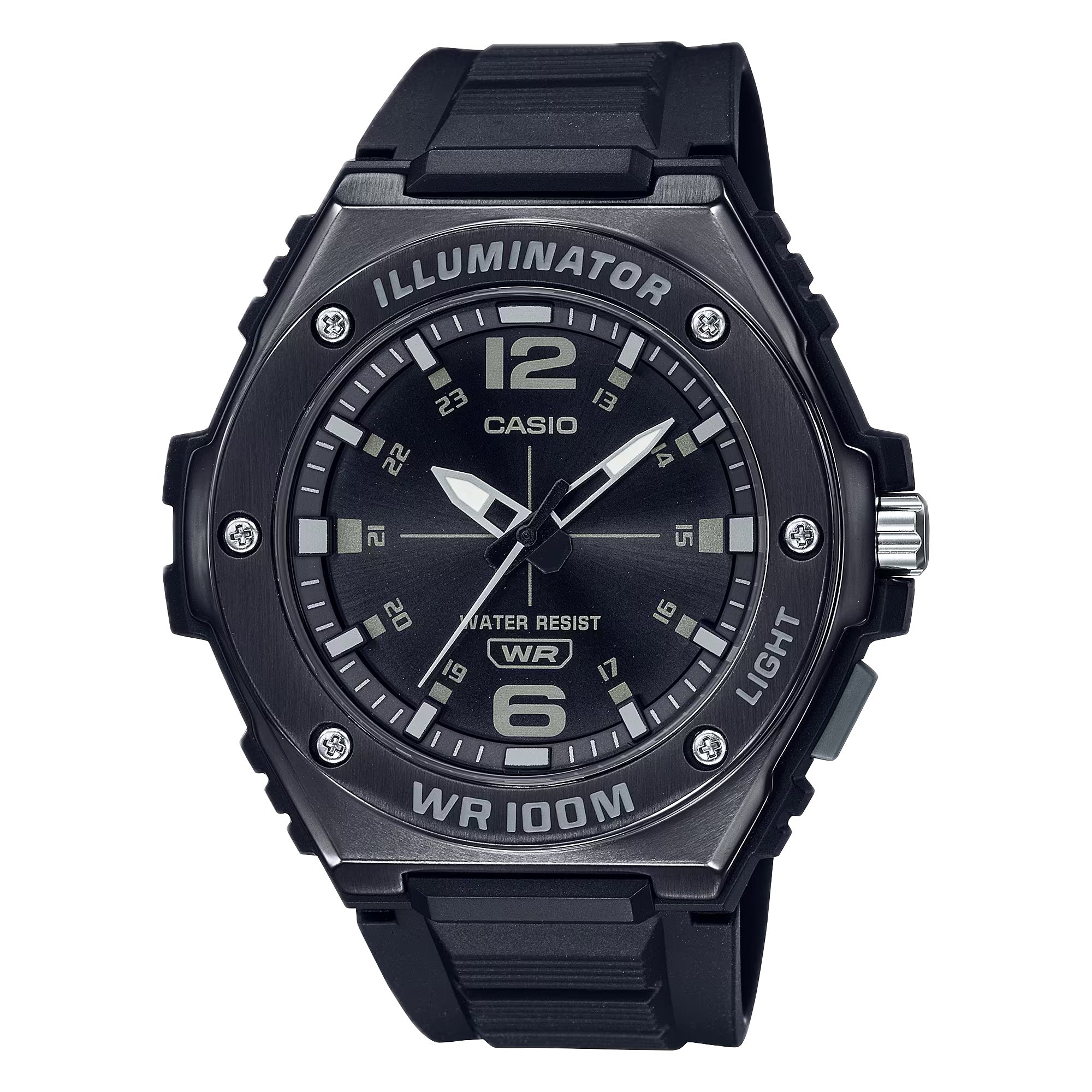 Casio Men Heavy-Duty Sport Watch with Black Band - MWA-100HB-1AV