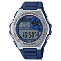 Casio Men Heavy-Duty Digital Sport Watch with Blue Dial - MWD-100H-2AV