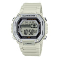 Casio Men Heavy-Duty Digital Sport Watch with White Band - MWD-110H-8AV