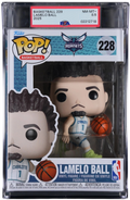 LaMelo Ball Basketball #228 Funko POP! PSA 8.5 NM-MINT+